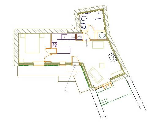 Floor plan of the Barn